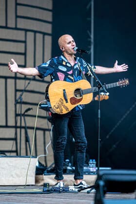 Milow live at the Open Air in the open air stage Junge Garde Dresden, 10 07 2021 Foto:xM.xWehnertx xFuturexImage