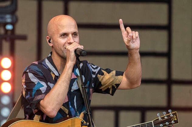 Milow live at the Open Air in the open air stage Junge Garde Dresden, 10 07 2021 Foto:xM.xWehnertx xFuturexImage