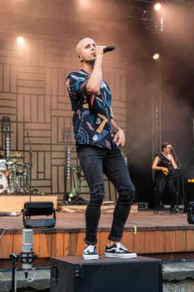 Milow live at the Open Air in the open air stage Junge Garde Dresden, 10 07 2021 Foto:xM.xWehnertx xFuturexImage