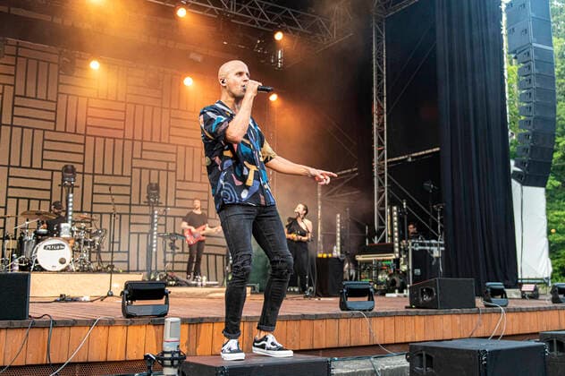 Milow live at the Open Air in the open air stage Junge Garde Dresden, 10 07 2021 Foto:xM.xWehnertx xFuturexImage