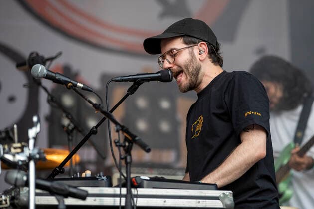 Jakob Amr of the Leonids live at the Picnic Concert at the Zoopark Festwiese Erfurt, 10 07 2021 Foto:xM.xKremerx xFuturexImage
