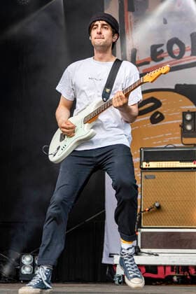 Lennart Eicke of the Leonids live at the Picnic Concert at the Zoopark Festwiese Erfurt, 10 07 2021 Foto:xM.xKremerx xFuturexImage