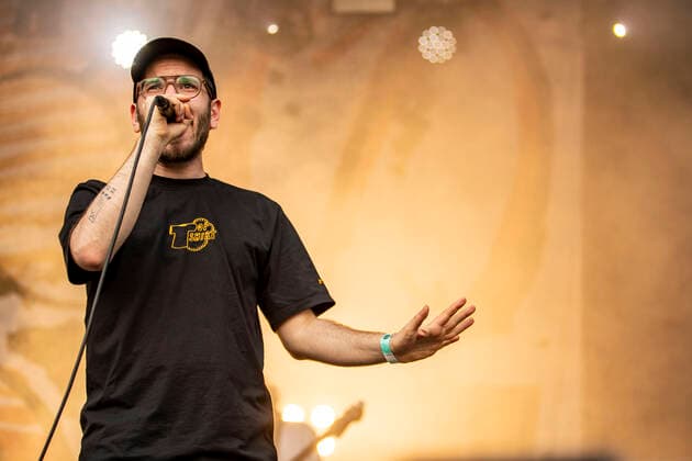 Jakob Amr of the Leonids live at the Picnic Concert at the Zoopark Festwiese Erfurt, 10 07 2021 Foto:xM.xKremerx xFuturexImage