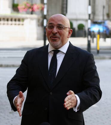 July 11, 2021, London, England, United Kingdom: UK Minister for Covid Vaccine Deployment NADHIM ZAHAWI is seen outside BBC New Broadcasting House before appearing at The Andrew Marr Show. London United Kingdom - ZUMAs262 20210711_zip_s262_012 Copyright: xTayfunxSalcix