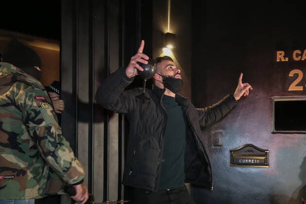 July 11, 2021, Sao Paulo, Sao Paulo, Brazil: A Task Force operation ends a clandestine party at a famous law firm in an upscale neighborhood of Sao Paulo, Brazil, on Saturday night (10)..There were about 500 people at the site and many were not wearing face masks. According to information from the Police, admission to the party cost R$1,500.00 (US$300) for men and R$800.00 (US$160) for women..The place was interdicted and fined. Sao Paulo Brazil - ZUMAl146 20210711_zaf_l146_010 Copyright: xPauloxLopesx