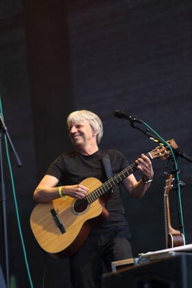 Andreas Dresen at a concert at the Waschhaus in Potsdam, 11 July 2021 Waschhaus Open Air