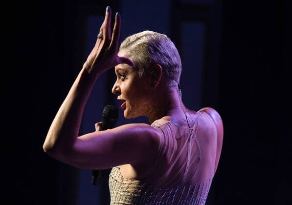 July 11, 2021, Malaga, Spain: Portuguese fado singer Marisa dos Reis Nunes known professionally as Mariza performs live on the stage during the Terral festival 2021 at Cervantes Theatre. .Between 5 to 31 July, Cervantes Theatre welcomes the summer music festival Terral , with concerts and shows performed by renowned artists as Noa, Ainhoa Arteta, or Salvador Sobral among others. All concerts will perform under safety measures and capacity limited as precaution against Covid19. Malaga Spain - ZUMAs197 20210711_zaa_s197_322 Copyright: xJesusxMeridax