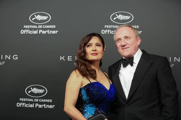 Bilder des Jahres 2021, Entertainment 07 Juli Entertainment Bilder des Tages July 11, 2021, Cannes, Provence Alpes Cote d Azur, France: Salma HAYEK and Francois-Henri PINAULT attends the Kering Women In Motion Awards during the 74th annual Cannes Film Festival on July 11th 2021 in Cannes, France Cannes France - ZUMAc179 20210711_zep_c179_185 Copyright: xMickaelxChavetx