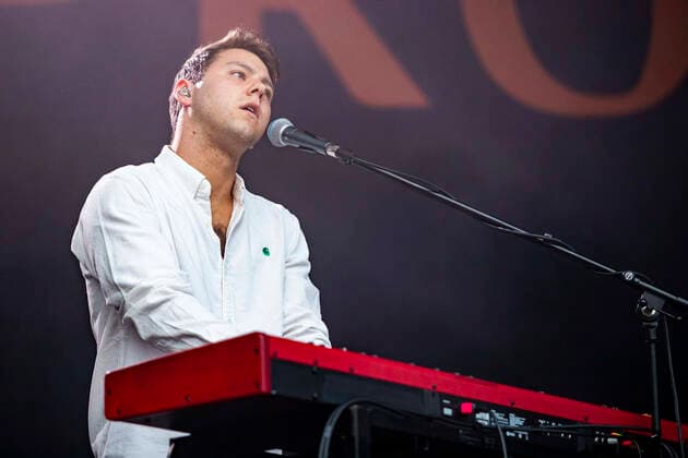 Robin Schmid from Provinz live at the picnic concert at the Zoopark Festwiese Erfurt, 11 07 2021 Foto:xM.xKremerx xFuturexImage