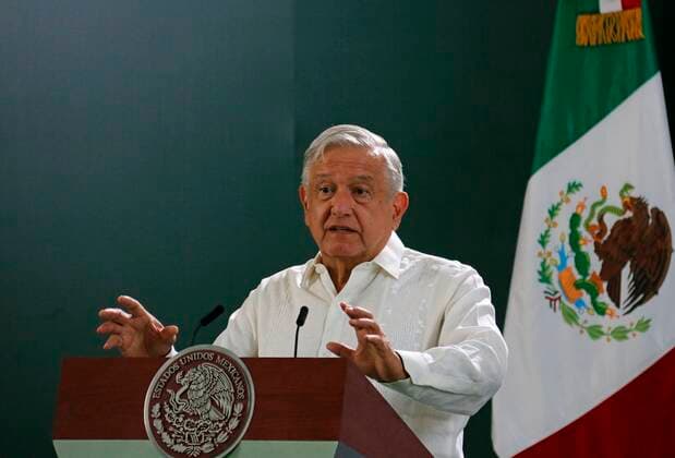 News Bilder des Tages The president of Mexico Andres Manuel Lopez Obrador during a morning press conference, in Villa Hermosa City, Tabasco state, Mexico, 12 July 2021. Lopez Obrador described as propaganda a news item published this Monday by the newspaper Reforma that reported at least 56 murders of activists that occurred in Mexico so far in his mandate. EFE Manuel López Lopez Obrador dismisses news about murders of activists as propaganda !ACHTUNG: NUR REDAKTIONELLE NUTZUNG!  Copyright: xManuelxLópezx MEX6722 20210712-b0aa45be4c9b1505009d0eca0b594ea3e1302ef5