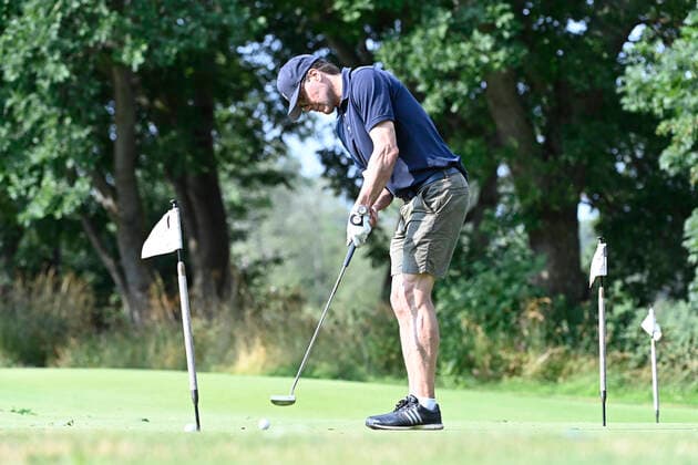Prince Daniel playing in the Victoria golf tournament at Ekerum golf resort, Borgholm, Oland, Sweden, July 13, 2021 BORGHOLM Sweden ttexport x62360x,  Copyright: xMikaelxFritzon TTx VICTORIA GOLF TOURNAMENT 2021