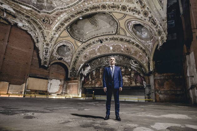 Bilder des Jahres 2021, News 07 Juli News Themen der Woche KW28 News Bilder des Tages Bundesaussenminister Heiko Maas, SPD, besucht das Michigan Theatre in Detroit. Detroit, 13.07.2021. Detroit Vereinigte Staaten von Amerika *** German Foreign Minister Heiko Maas, SPD, visits the Michigan Theatre in Detroit Detroit, 13 07 2021 Detroit United States of America Copyright: xXanderxHeinl photothek.dex
