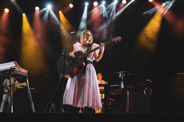 Italian Singer-songwriter Francesca Michielin At Marostica Summer Festival Italian singer-songwriter Francesca Michielin on the stage of Marostica Summer Festival, with her Tour Fuori dagli Spazi , in Marostica, Italy, on July 15, 2021. Marostica Italy lamacchia-notitle210714_npgdu  Copyright: xMimmoxLamacchiax