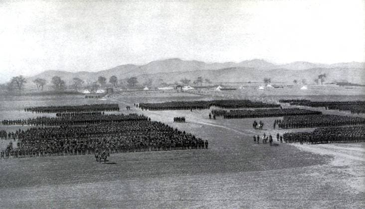 The Russo-Japanese War (8 February 1904 5 September 1905) was the first great war of the 20th century which grew out of the rival imperial ambitions of the Russian Empire and Japanese Empire over Manchuria and Korea.<br ><br > The major theatres of operations were Southern Manchuria, specifically the area around the Liaodong Peninsula and Mukden, the seas around Korea, Japan, and the Yellow Sea. The resulting campaigns, in which the Japanese military attained victory over the Russian forces arrayed against them, were unexpected by world observers. As time transpired, these victories would transform the balance of power in East Asia, resulting in a reassessment of Japan s recent entry onto the world stage.<br ><br > The embarrassing st xSupplier:xCPAxMediaxCo.xLtd.x Copyright: xx