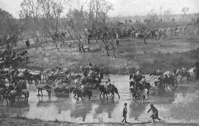The Russo-Japanese War (8 February 1904 5 September 1905) was the first great war of the 20th century which grew out of the rival imperial ambitions of the Russian Empire and Japanese Empire over Manchuria and Korea.<br ><br > The major theatres of operations were Southern Manchuria, specifically the area around the Liaodong Peninsula and Mukden, the seas around Korea, Japan, and the Yellow Sea. The resulting campaigns, in which the Japanese military attained victory over the Russian forces arrayed against them, were unexpected by world observers. As time transpired, these victories would transform the balance of power in East Asia, resulting in a reassessment of Japan s recent entry onto the world stage.<br ><br > The embarrassing st xSupplier:xCPAxMediaxCo.xLtd.x Copyright: xx