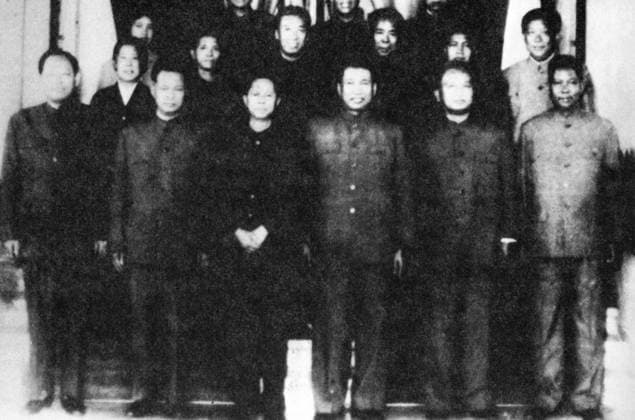 The Khmer Rouge, or Communist Party of Kampuchea, ruled Cambodia from 1975 to 1979, led by Pol Pot, Nuon Chea, Ieng Sary, Son Sen and Khieu Samphan. It is remembered primarily for its brutality and policy of social engineering which resulted in millions of deaths. Its attempts at agricultural reform led to widespread famine, while its insistence on absolute self-sufficiency, even in the supply of medicine, led to the deaths of thousands from treatable diseases (such as malaria). Brutal and arbitrary executions and torture carried out by its cadres against perceived subversive elements, or during purges of its own ranks between 1976 and 1978, are considered to have constituted a genocide. Several former Khmer Rouge cadres are currently on tr xSupplier:xCPAxMediaxCo.xLtd.x Copyright: xx