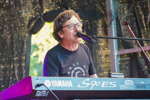 Musician Purple Schulz performs at Waldschwimmbad Mörfelden Mörfelden Walldorf 16 07 2021 Concert Purple Schulz