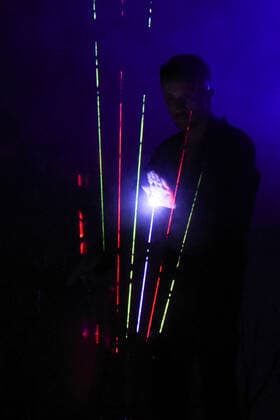 Dardust Live in his Storm and Drugs Tour The show with Lasers during Dardust Storm and Drugs Live, Italian singer concert in Gardone Riviera, Italy, 16 July 2021  Copyright: xLiveMedia SimonexPiccirillix xIPx xLiveMediax 0
