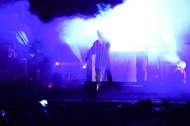 Dardust Live in his Storm and Drugs Tour The show with Lasers during Dardust Storm and Drugs Live, Italian singer concert in Gardone Riviera, Italy, 16 July 2021  Copyright: xLiveMedia SimonexPiccirillix xIPx xLiveMediax 0