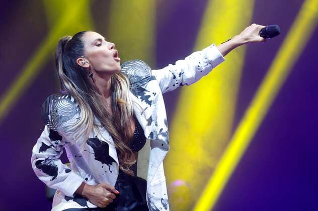 Spanish singer India Martinez perfoms on stage during Festival Push Play 2021 celebrated at Madrid s Racecourse, today 16 July 2021. EFE Mariscal. FESTIVAL PUSH PLAY 2021 !ACHTUNG: NUR REDAKTIONELLE NUTZUNG!  Copyright: xMariscalx FM5477 20210716-f03bc66c3cc876404bfd1746d35c8fd0f66cedbe