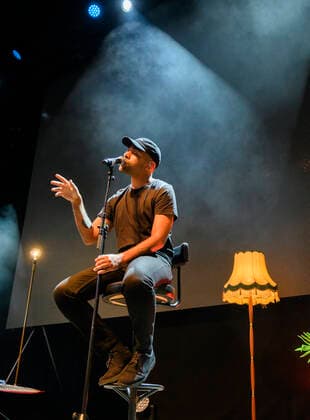 Danish Hans Philip plays up to Havefest paa Plaenen in Tivoli on Friday 16 July 2021 Havefest replaces Fredagsrock, which has been canceled due to the Covid 19 Corona crisis, Copenhagen  Copyright: TorbenxChristensen TorbenxChristensenx COP105 spdk20210717-010614-L