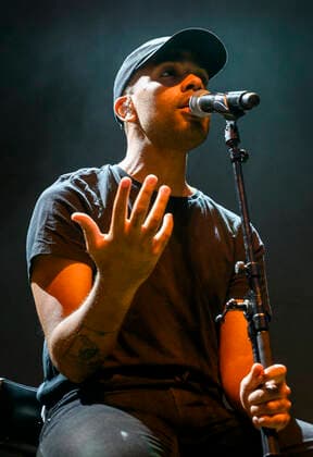 Danish Hans Philip plays up to Havefest paa Plaenen in Tivoli on Friday 16 July 2021 Havefest replaces Fredagsrock, which has been canceled due to the Covid 19 Corona crisis, Copenhagen  Copyright: TorbenxChristensen TorbenxChristensenx COP105 spdk20210717-010642-L