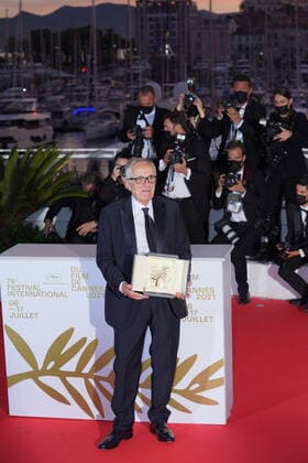 Marco Bellocchio CELEBRITES : 74 eme Festival de Cannes - Remise des prix - Cannes - 17 07 2021 NorbertScanella PanoramiC 
