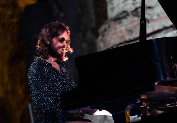 Italy: Napoli Jazz Club - Paolo Fresu Trio Tempo di Chet - Paolo Fresu Trio Old Roman Theather of Benevento - Italy - Dino Rubino Benevento Benevento Italy Copyright: GiovannixEsposito