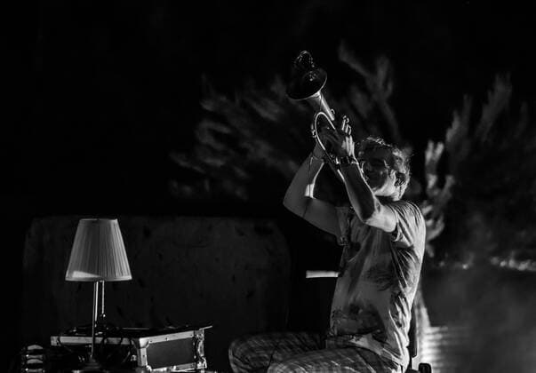 Italy: Napoli Jazz Club - Paolo Fresu Trio Tempo di Chet - Paolo Fresu Trio Old Roman Theather of Benevento - Italy - Paolo Fresu Benevento Benevento Italy Copyright: GiovannixEsposito