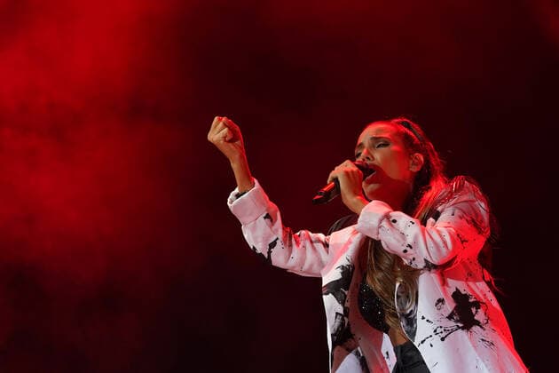 India Martinez in concert during Push Play Festival. July 16, 2021. (20210716990)