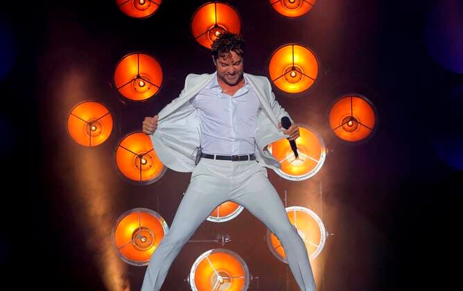 Spanish singer David Bisbal perfoms on stage during Marble Music Fest celebrated at Macael, Almeria, Andalusia, 17 July 2021. EFE Ricardo Garcia. MARBLE MUSIC FEST !ACHTUNG: NUR REDAKTIONELLE NUTZUNG!  Copyright: xRICARDOxGARCIAx FM7008 20210717-475be0baa06ce5aa90e8c71db40afbe9da6813a7