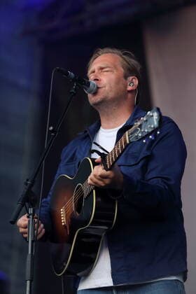 Thees Uhlmann at a concert at the Waschhaus in Potsdam, 17 July 2021 Waschhaus Open Air