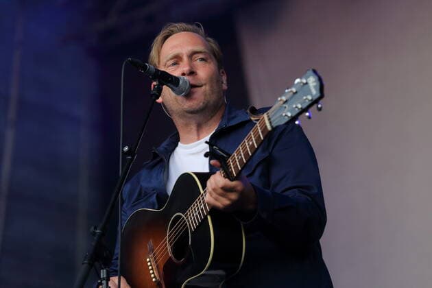 Thees Uhlmann at a concert at the Waschhaus in Potsdam, 17 July 2021 Waschhaus Open Air