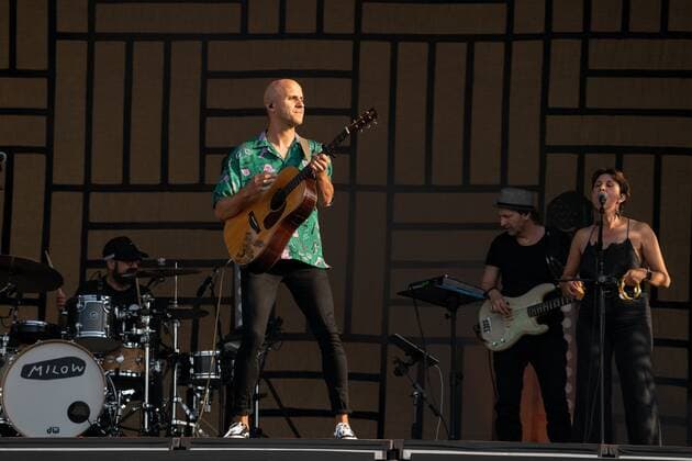Strandkorb Open Air with Milow 17 07 2021 Milow Band at the Strandkorb Open Air in the BRITA Arena Wiesbaden Wiesbaden BRITA Arena Hessen
