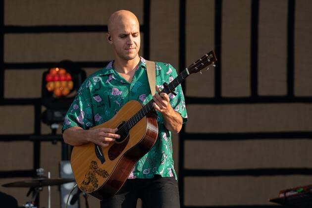Strandkorb Open Air with Milow 17 07 2021 Milow Band at the Strandkorb Open Air in the BRITA Arena Wiesbaden Wiesbaden BRITA Arena Hessen