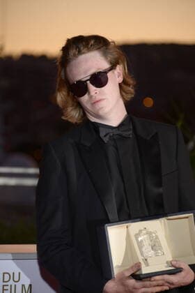 July 17, 2021, CANNES, France: CANNES, FRANCE - JULY 17: Caleb Landry Jones poses with the Best Actor Award for Nitram during the 74th annual Cannes Film Festival on July 17, 2021 in Cannes, France. CANNES France - ZUMAi09_ 20210717_zaf_i09_015 Copyright: xFrederickxInjimbertx