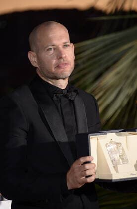 July 17, 2021, CANNES, France: CANNES, FRANCE - JULY 17: Nadav Lapid poses with the Jury Prize Ex-Aequo for Ha berech during the 74th annual Cannes Film Festival on July 17, 2021 in Cannes, France. CANNES France - ZUMAi09_ 20210717_zaf_i09_022 Copyright: xFrederickxInjimbertx
