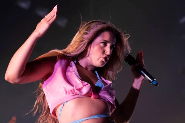 July 17, 2021, Madrid, Spain: Spanish singer, Lola Indigo performs on stage at Wizink Center. Madrid Spain - ZUMAs197 20210717_zaa_s197_167 Copyright: xAtilanoxGarciax