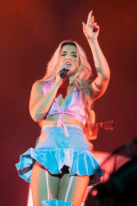 July 17, 2021, Madrid, Spain: Spanish singer, Lola Indigo performs on stage at Wizink Center. Madrid Spain - ZUMAs197 20210717_zaa_s197_173 Copyright: xAtilanoxGarciax