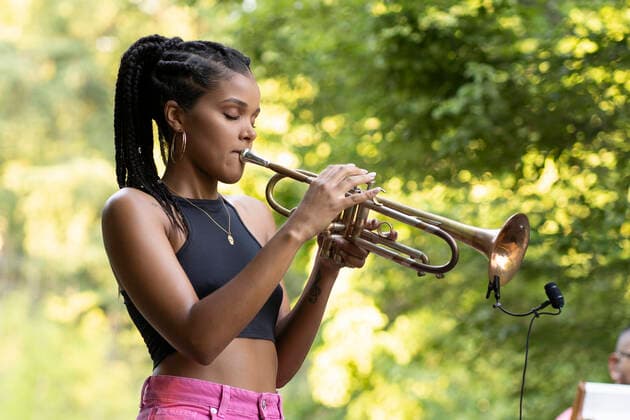 July 17, 2021, Madrid, Spain: Portuguese musician Jessica Pina Trio performs Jazz in Palacio Real 2021. Madrid Spain - ZUMAs197 20210717_zaa_s197_193 Copyright: xAtilanoxGarciax