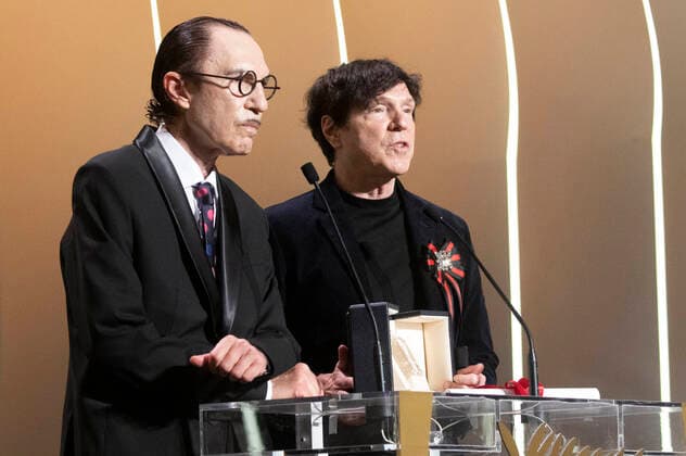 Ron Mael and Russell Mael at the awards ceremony at the Festival de Cannes 2021 74 Cannes International Film Festival at the Palais des Festivals Cannes, 17 07 2021 Foto:xR.xWagnerx xFuturexImage