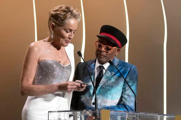 Sharon Stone and Spike Lee at the awards ceremony at the Festival de Cannes 2021 74 Cannes International Film Festival at the Palais des Festivals Cannes, 17 07 2021 Foto:xR.xWagnerx xFuturexImage