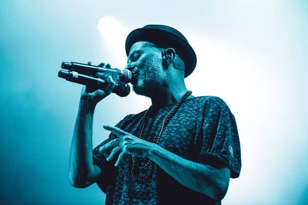 Subsonica Konzert beim Flowers Festival in Collegno Italy: Subsonica 2021 FLOWERS FESTIVAL, COLLEGNO, ITALY JULY 17TH: Samuel Romano, singer of the Italian rock pop band Subsonica, performing live on stage for the band s first summer 2021 tour concert. FOR EDITORIAL USE ONLY - Alessandro Bosio Collegno Torino Italy Copyright: AlessandroxBosio
