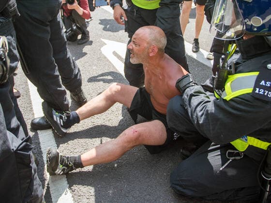 19 07 2021. London, United Kingdom. Anti Vax Protest. Parliament Square.  Copyright: xMartynxWheatleyx xParsonsxMediax PAR-7430-0020