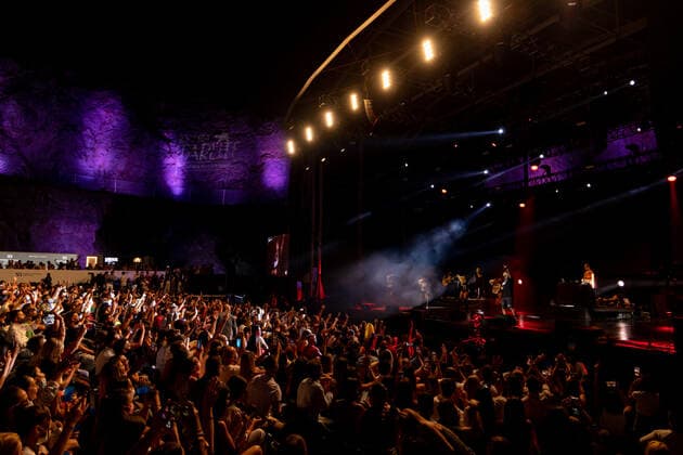 July 19, 2021: July 19, 2021 (marbella) Nicky Jam chooses Starlite Catalana Occidente to hold his two only summer concerts throughout Europe in the auditorium of Marbella, Malaga. - ZUMAc161 20210719_zap_c161_004 Copyright: xLorenzoxCarnerox