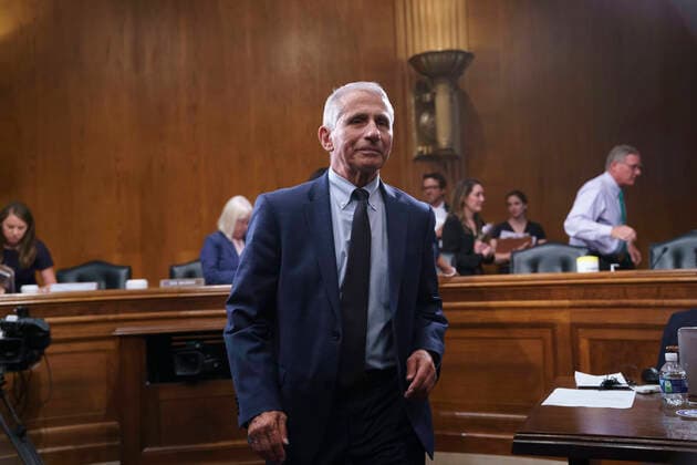 July 20, 2021, Washington, District of Columbia, USA: Top infectious disease expert Dr. Anthony Fauci finishes his testimony before the Senate Health, Education, Labor, and Pensions Committee about the status of COVID-19, on Capitol Hill in Washington, Tuesday, July 20, 2021. Cases of COVID-19 have tripled over the past three weeks, and hospitalizations and deaths are rising among unvaccinated people Washington USA - ZUMAs152 20210720_zaa_s152_144 Copyright: xJ.xScottxApplewhitex-xPoolxViaxCx