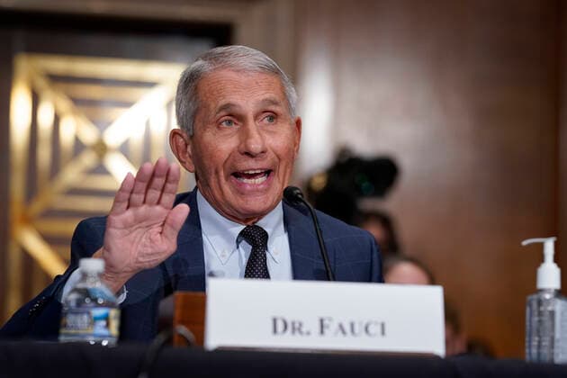 July 20, 2021, Washington, District of Columbia, USA: Top infectious disease expert Dr. Anthony Fauci responds to accusations by United States Senator Rand Paul (Republican of Kentucky), as he testifies before the US Senate Health, Education, Labor, and Pensions Committee, on Capitol Hill in Washington, Tuesday, July 20, 2021. Cases of COVID-19 have tripled over the past three weeks, and hospitalizations and deaths are rising among unvaccinated people Washington USA - ZUMAs152 20210720_zaa_s152_147 Copyright: xJ.xScottxApplewhitex-xPoolxViaxCx