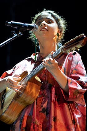 July 20, 2021, Madrid, Spain: Mexican singer-songwriter, Silvana Estrada during a performance at the Jazz Palacio Real 2021 festival. Madrid Spain - ZUMAs197 20210720_zaa_s197_130 Copyright: xAtilanoxGarciax