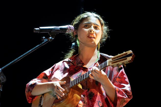 July 20, 2021, Madrid, Spain: Mexican singer-songwriter, Silvana Estrada during a performance at the Jazz Palacio Real 2021 festival. Madrid Spain - ZUMAs197 20210720_zaa_s197_135 Copyright: xAtilanoxGarciax