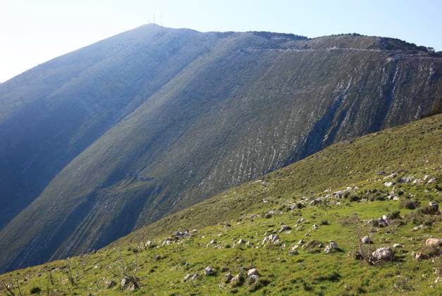 Landschaft am Logarapass, Llogara, Suedalbanien, Albanien